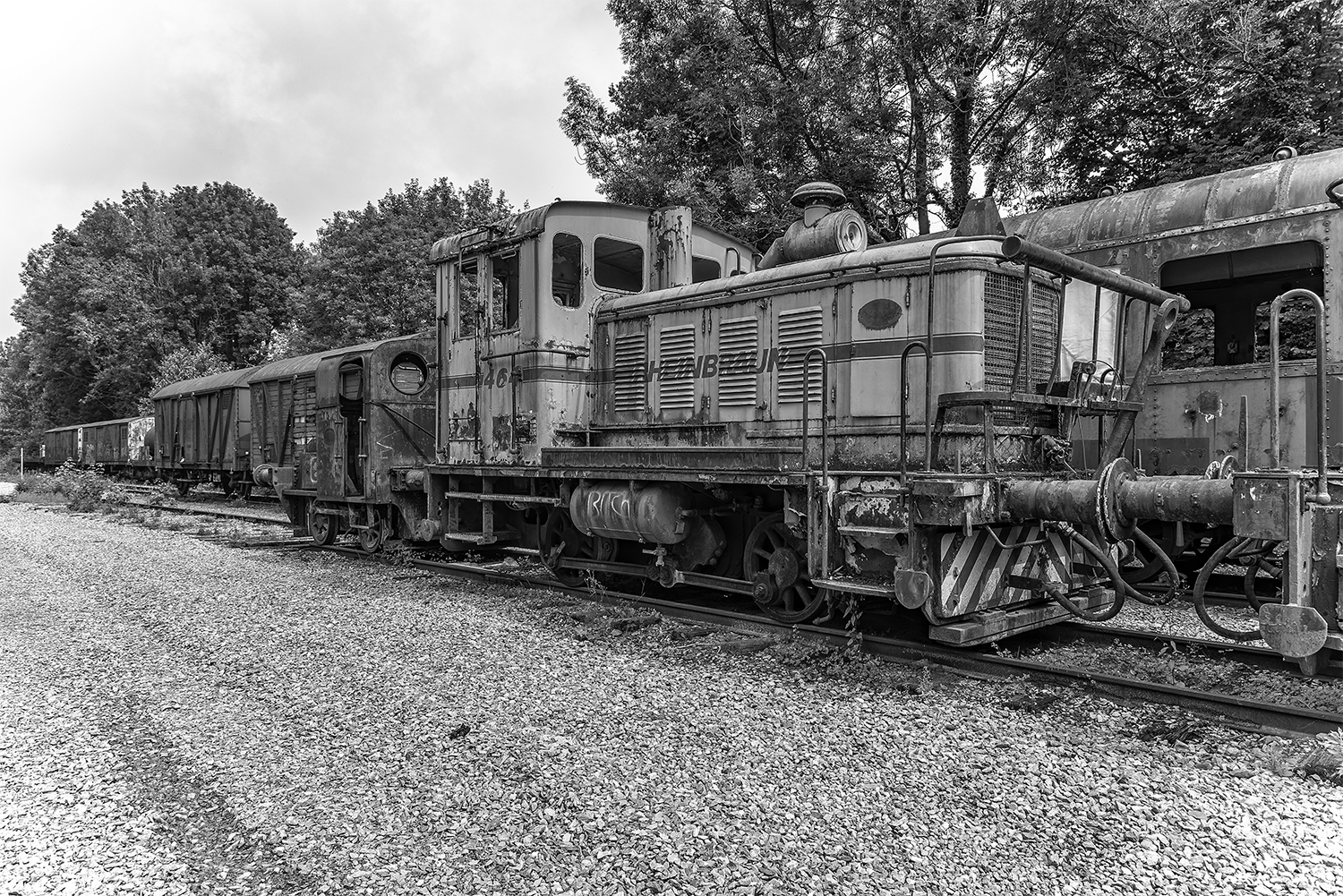 Oude treinwagon 3